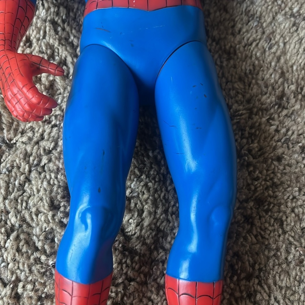 Marvel 14” Spider-Man Figure Super Size Heroes Toy Biz 1991 Spiderman Vintage - Picture 3 of 6
